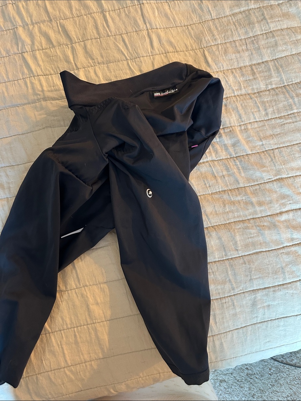 Black Women's Cycling Pants with padded chamois never worn